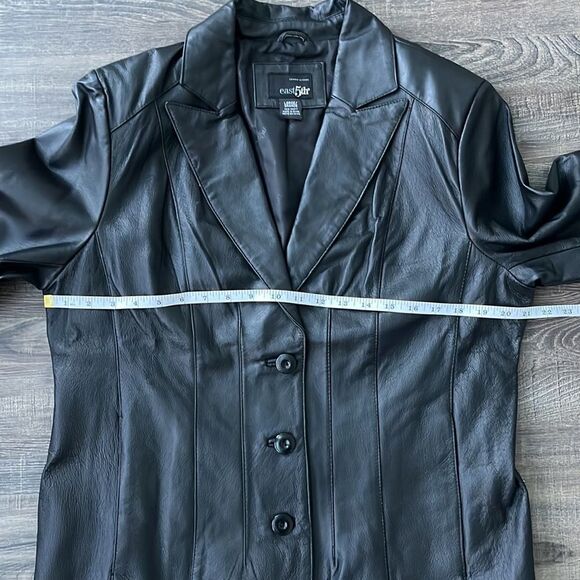 East 5th Genuine Leather Jacket Black Large - Picture 14 of 14